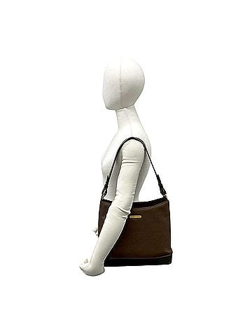 Burberry BURBERRY Vintage Logo Hardware Nova Check Shadow Horse Leather Semi One Shoulder Bag Brown 64771 (view 2)