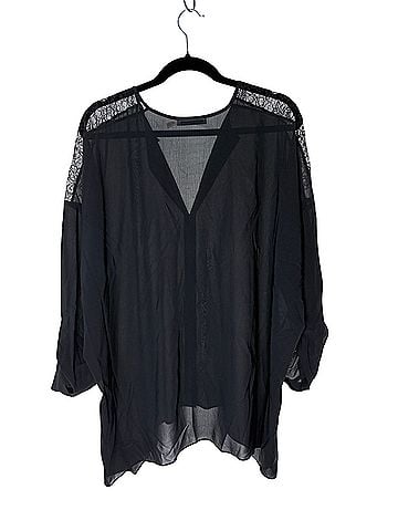 Alice + Olivia 3/4 Sleeve Silk Top (view 2)