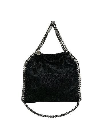 Stella McCartney Stella McCartney Falabella Eco-Leather 2-Way Handbag/Shoulder Bag, Black, 302-7 (view 1)