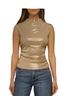 Express Gold White Sleeveless Top Size S - photo 1