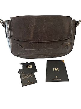 FRYE Melissa Baguette Leather Crossbody Bag (view 2)