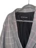 Who What Wear Plaid Gray Pink Jacket Size L - photo 3