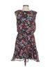 Express 100% Polyester Floral Black Express Casual Dress Size S - photo 1