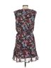 Express 100% Polyester Floral Black Express Casual Dress Size S - photo 2