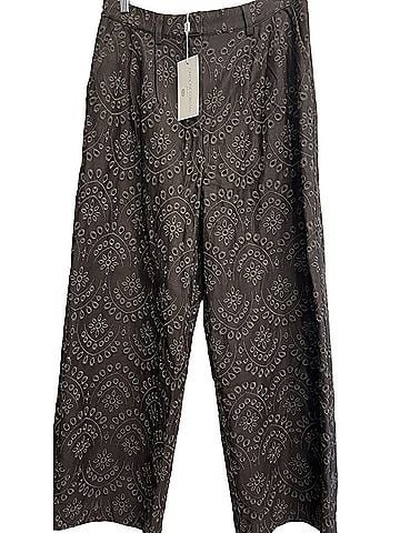 Caroline Constas eyelet lined multi seasonal casual slacks Casual Pants (view 1)