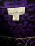 Kmart Animal Print Purple Black Jacket Size M - photo 3