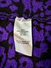 Kmart Animal Print Purple Black Jacket Size M - photo 5