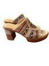 FRYE Stripes Blue Ivory Mule/Clog Size 11 - photo 1