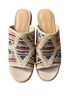 FRYE Stripes Blue Ivory Mule/Clog Size 11 - photo 7