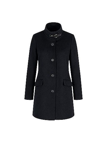 Lauren by Ralph Lauren Tab Front Wool Blend Coat (view 1)