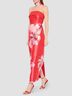 Milly Ciara Printed Strapless Maxi Dress Cocktail Dress - photo 3
