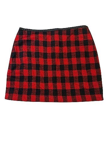 Madewell Buffalo Plaid Wool Skirt (view 1)