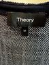 Theory Plaid Blue White Black Sleeveless Blouse Size M - photo 3