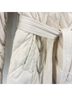 Nine West Chevron-herringbone Ivory Coat Size S - photo 10