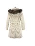 Nine West Chevron-herringbone Ivory Coat Size S - photo 2