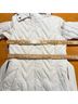 Nine West Chevron-herringbone Ivory Coat Size S - photo 6