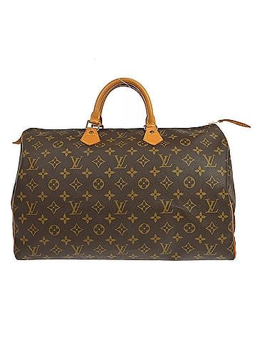 Louis Vuitton Speedy Monogram Canvas Brown Canvas Handbag (view 1)