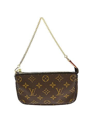 Louis Vuitton Mini Pochette Accessoires Canvas Brown Canvas Clutche &amp; Pouche Bag (view 1)