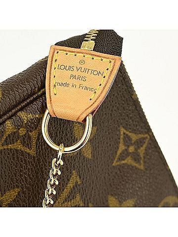 Louis Vuitton Mini Pochette Accessoires Canvas Brown Canvas Clutche &amp; Pouche Bag (view 2)