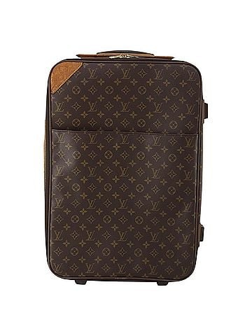 Louis Vuitton Pegase Luggage Monogram Canvas Brown Canvas Travel Bag Bag (view 1)