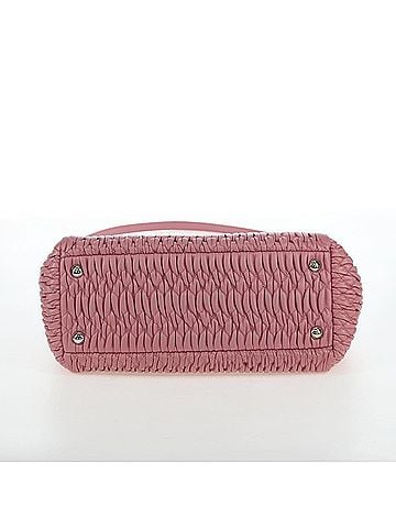 Miu Miu Crystal Turnlock Convertible Satchel Leather Pink Leather Shoulder Bag Bag (view 2)