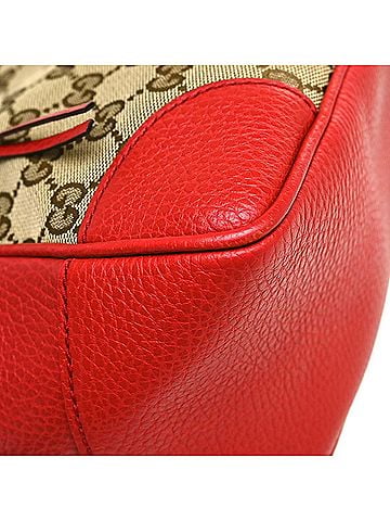 Gucci Bree Tote Gg Canvas With Leather Beige Canvas Handbag (view 2)