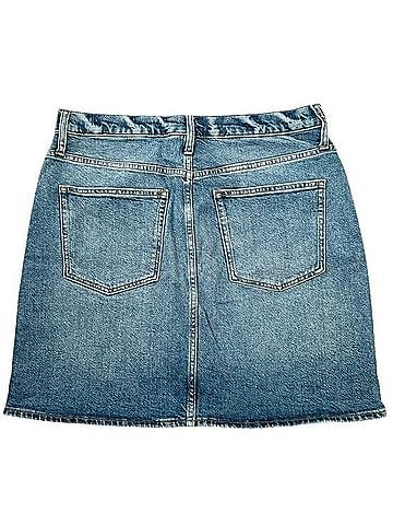 J.Crew Denim Mini Skirt Denim Skirt (view 2)