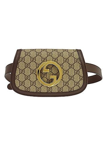 Gucci Blondie Belt Gg Coated Canvas Brown Canvas Clutche &amp; Pouche Bag (view 1)