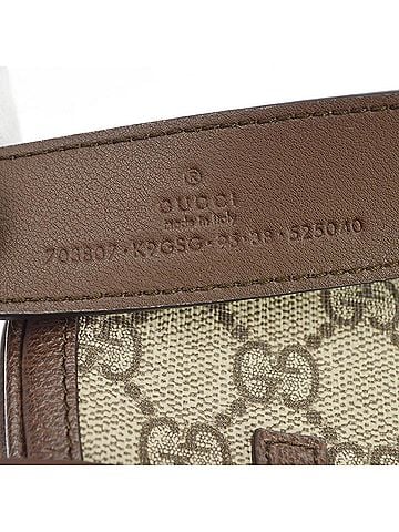 Gucci Blondie Belt Gg Coated Canvas Brown Canvas Clutche &amp; Pouche Bag (view 2)