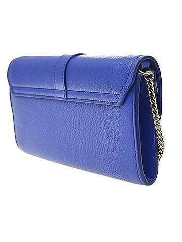 Chloé Aby Chain Leather Blue Leather Shoulder Bag Bag (view 2)