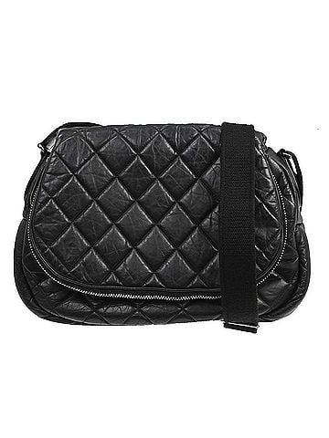 Chanel Expandable Flap Messenger Quilted Aged Calfskin Black Leather Shoulder Bag Bag (view 1)