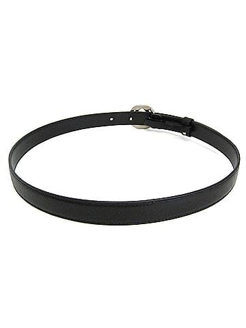 Gucci Interlocking G Belt (Outlet) Leather Black Leather Belts Accessory (view 2)