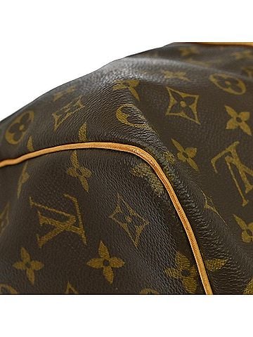 Louis Vuitton Keepall Monogram Brown Canvas Travel Bag Bag (view 2)
