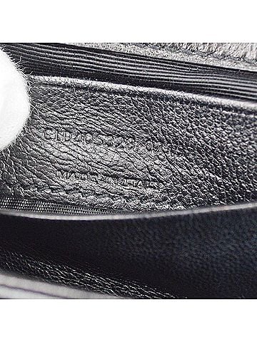 Saint Laurent Loulou Puffer Leather &amp; Tulle Black Leather Shoulder Bag Bag (view 2)