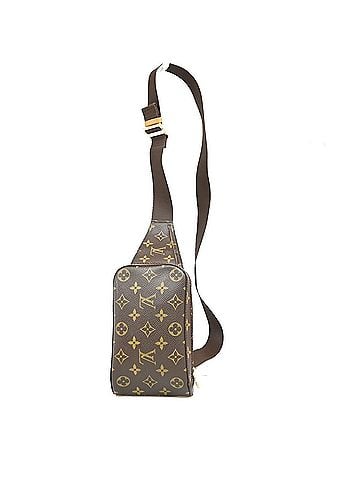 Louis Vuitton Geronimos Monogram Brown Canvas Clutche &amp; Pouche Bag (view 1)