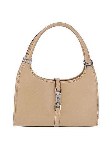 Gucci Jackie Leather Beige Leather Handbag (view 1)