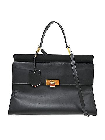 Balenciaga Le Dix Zip Cartable Top Handle Leather Black Leather Handbag (view 1)