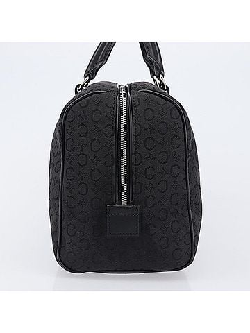 Céline Boston C Macadam Canvas Black Canvas Handbag (view 2)