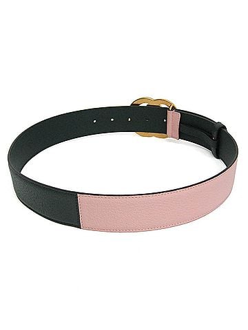 Gucci Gg Marmont Reversible Belt Leather Green Leather Belts Accessory (view 2)