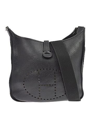 Hermès Evelyne Bag Gen Ii Clemence Black Leather Handbag (view 1)