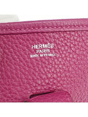 Hermès Evelyne Bag Gen Iii Clemence Pink Leather Handbag (view 2)
