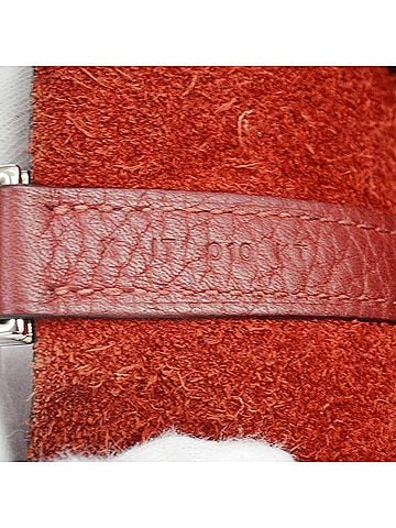 Hermès Picotin Lock Clemence Red Leather Handbag (view 2)