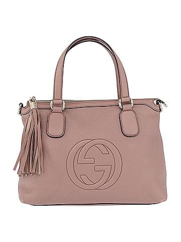 Gucci Soho Working Leather Pink Leather Tote Bag Bag (view 1)
