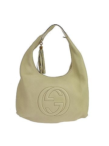 Gucci Soho Hobo Leather Beige Leather Shoulder Bag Bag (view 1)