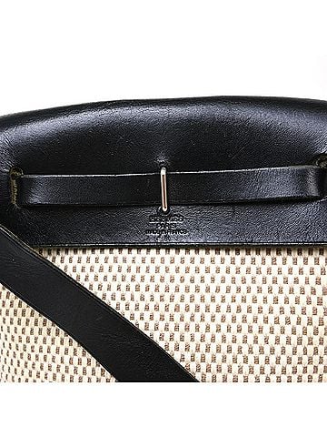 Hermès Herbag Toile And Leather Beige Canvas Handbag (view 2)
