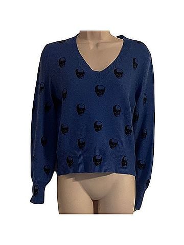 Skull Cashmere Cashmere Pullover Sweater (view 1)