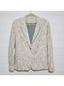 Appleseeds Gray Ivory Blazer Size 18 - photo 4