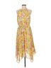 BCBGeneration 100% Polyester Floral Yellow Bcb Generation Casual Dress Size M - photo 1