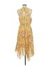 BCBGeneration 100% Polyester Floral Yellow Bcb Generation Casual Dress Size M - photo 2