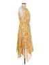 BCBGeneration 100% Polyester Floral Yellow Bcb Generation Casual Dress Size M - photo 3